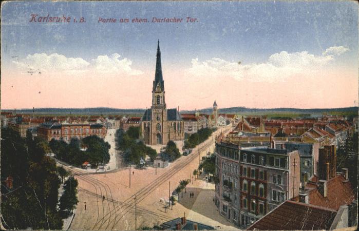 Karlsruhe Baden Durlacher Tor Kirche