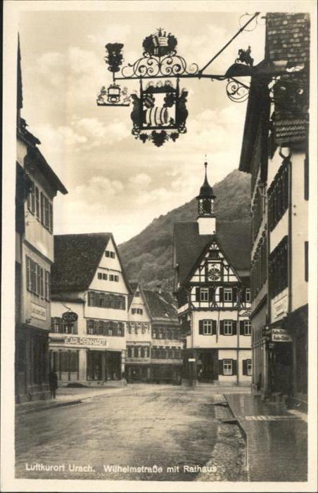 Urach Bad Wilhelmstrasse Rathaus
