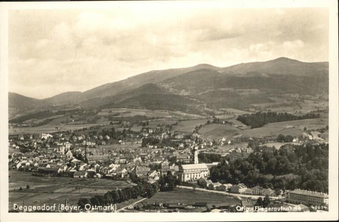 Deggendorf Donau Fliegeraufnahme