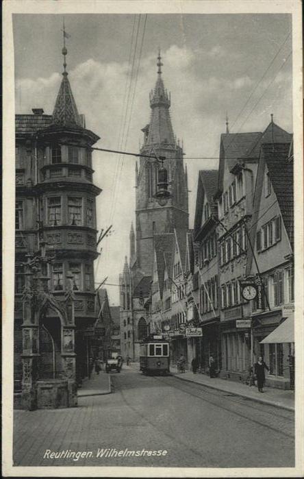 Reutlingen Wilhelmstrasse Strassenbahn