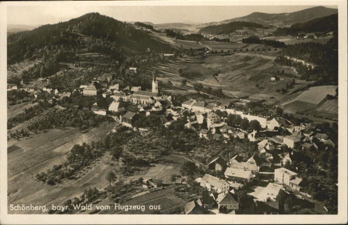 Schoenberg Freyung-Grafenau Fliegeraufnahme