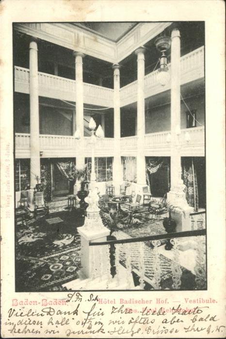 Baden-Baden Hotel Badischer Hof