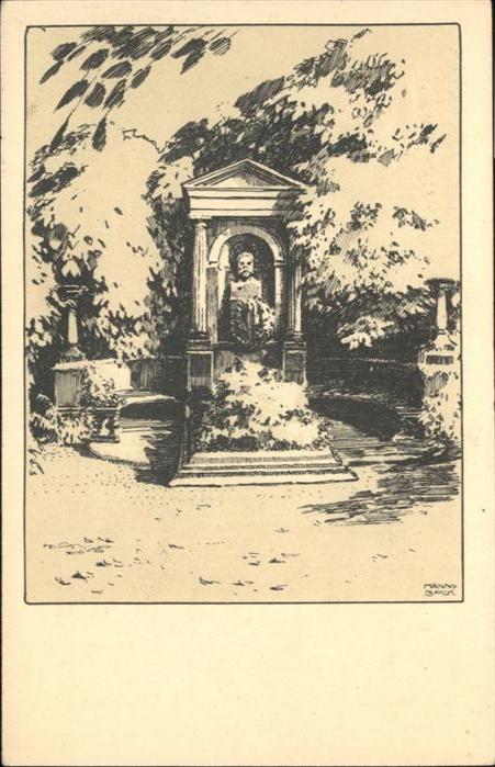 Eisenach Thueringen Fritz Reuters Grabmal