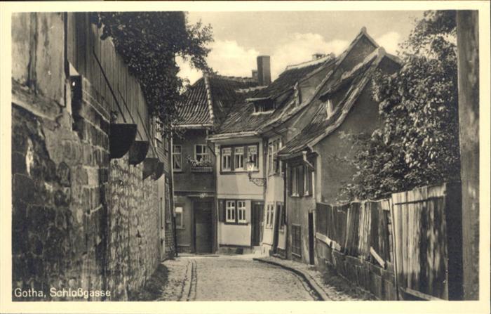 Gotha Thueringen Schlossgasse