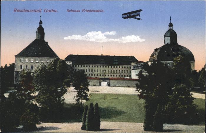 Gotha Thueringen Schloss Friedenstein Flugzeug