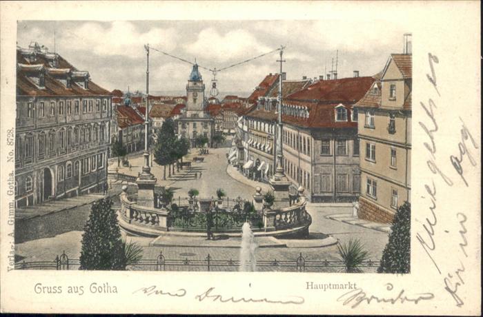 Gotha Thueringen Hauptmarkt