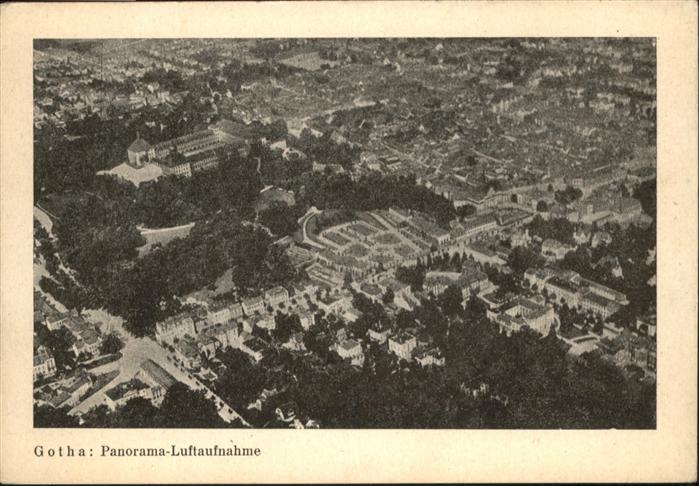 Gotha Thueringen Fliegeraufnahme