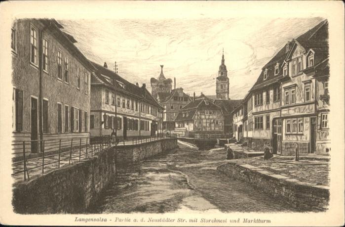 Bad Langensalza Neustädterstrasse Storchnest Marktturm