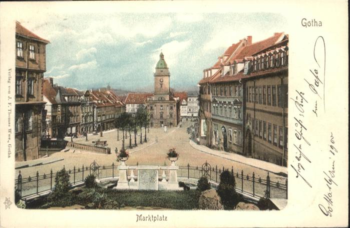 Gotha Thueringen Marktplatz