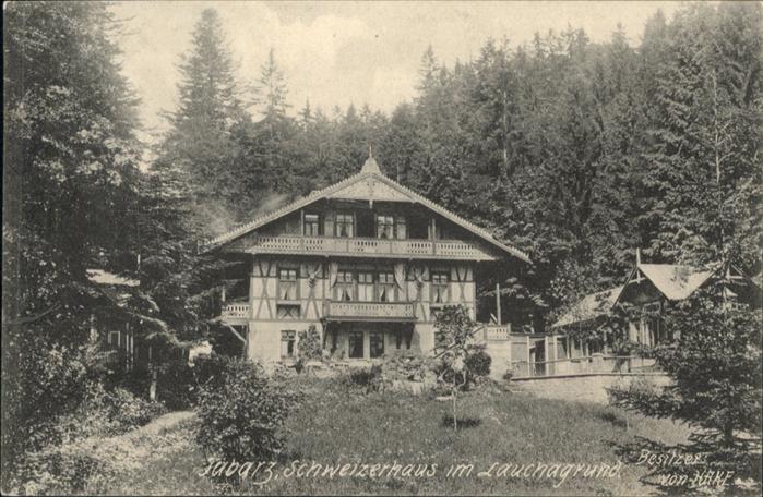 Tabarz Schweizerhaus Lauchagrund