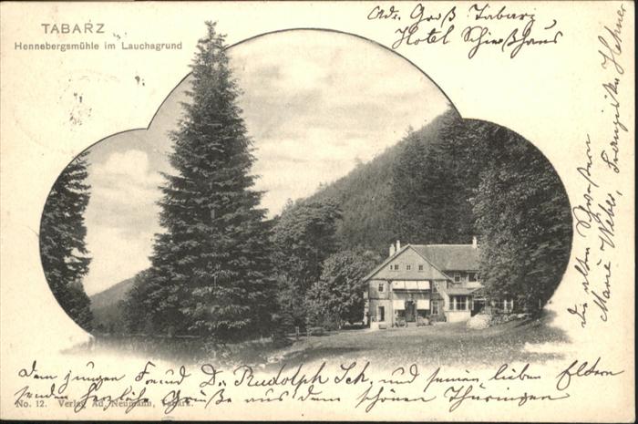 Tabarz Hennebergmühle Lauchagrund