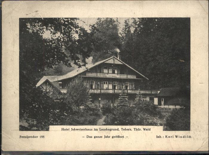 Tabarz Hotel Schweizerhaus Lauchagrund