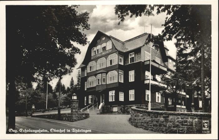 Oberhof Thueringen Erholungsheim