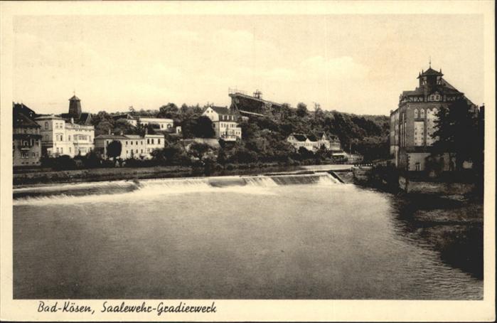 Bad Koesen Saalewehr-Gradierweck