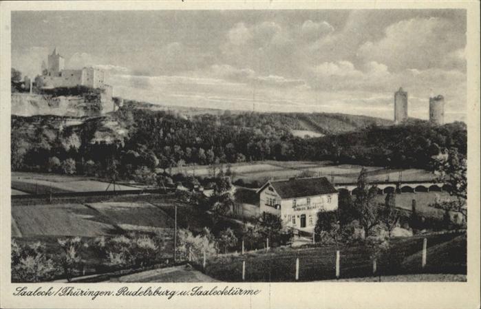 Saaleck Rudelsburg Saalecktürme