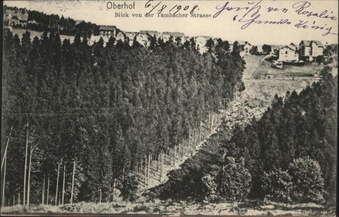 Oberhof Thueringen Tambacher Straße