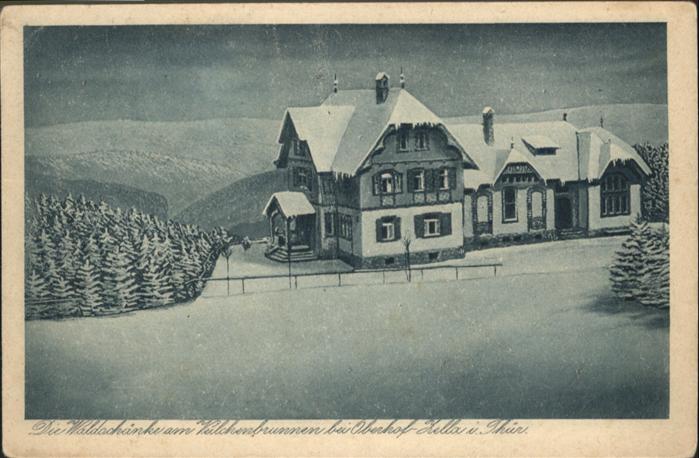 Oberhof Thueringen Waldschänke Veilchenbrunnen