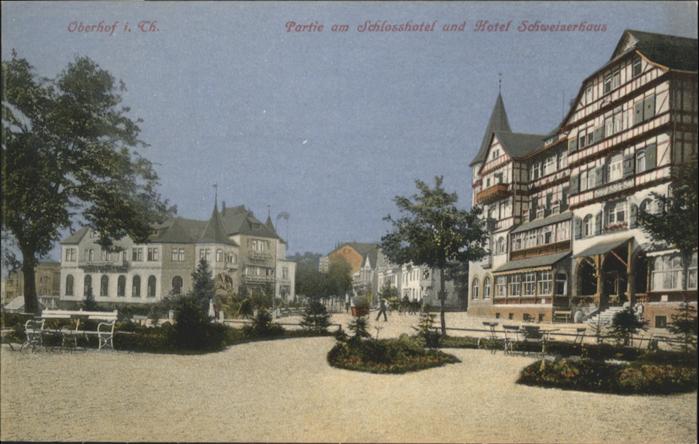 Oberhof Thueringen Schlosshotel Hotel Schweizerhaus