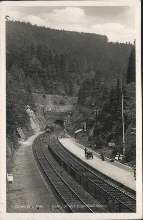 Oberhof Thueringen Bahnhof Brandleitetunnel