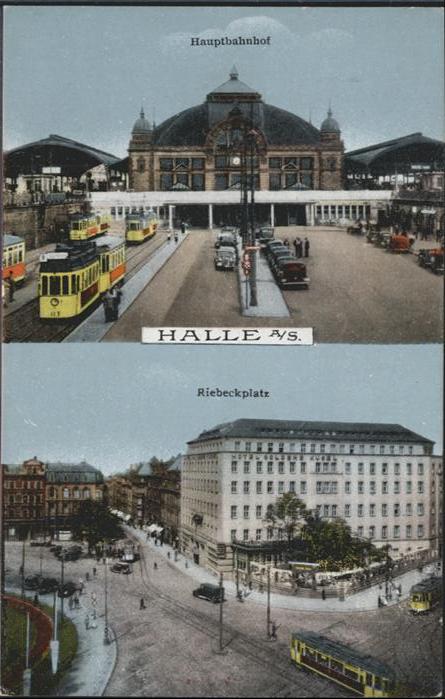 Halle Saale Hauptbahnhof Riebeckplatz