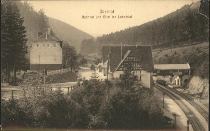 Oberhof Thueringen Bahnhof Lubachtal