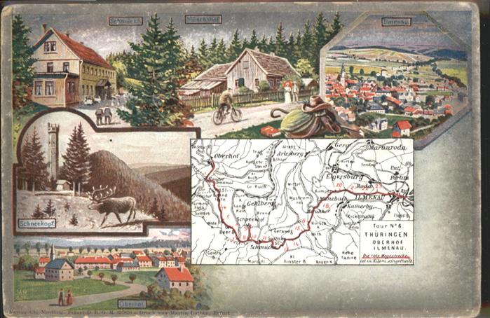 Oberhof Thueringen Schneekopf Schmücke Mönchshof Ilmenau