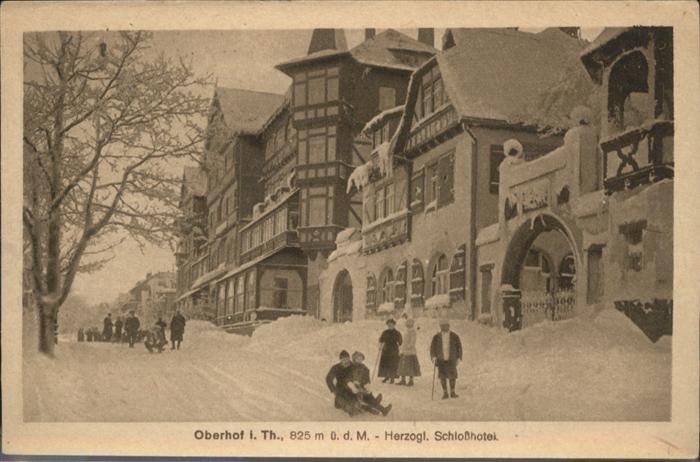 Oberhof Thueringen Herzogliches Schlosshotel