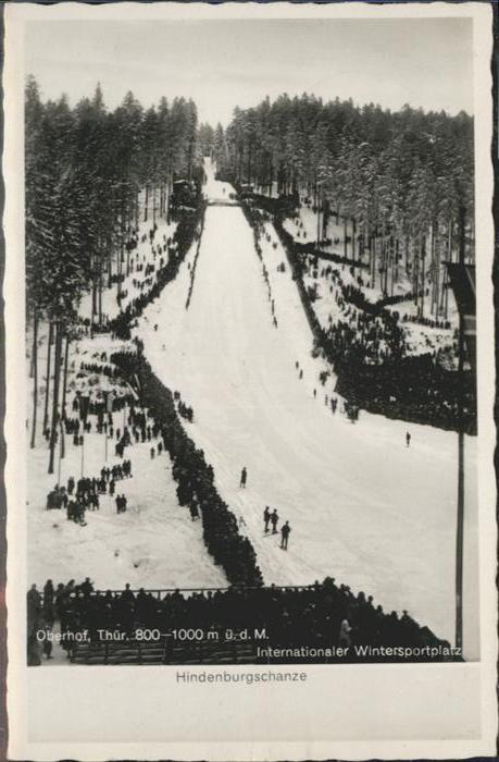 Oberhof Thueringen Wintersportplatz