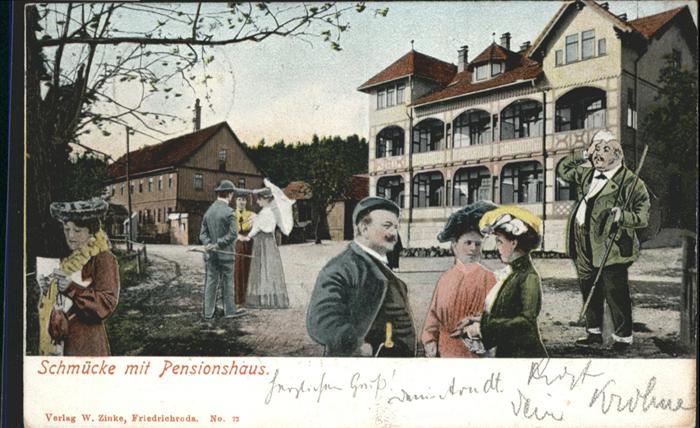 Oberhof Thueringen Schmücke Pensionshaus