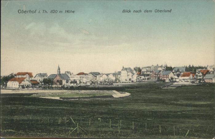 Oberhof Thueringen Oberland