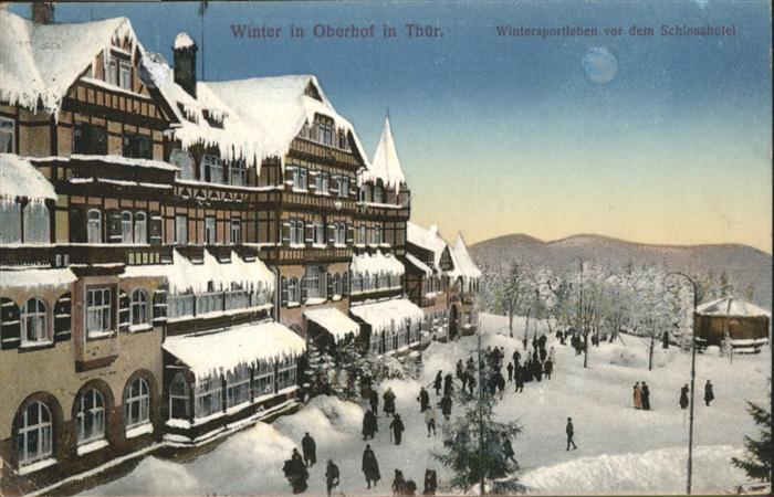 Oberhof Thueringen Wintersportleben