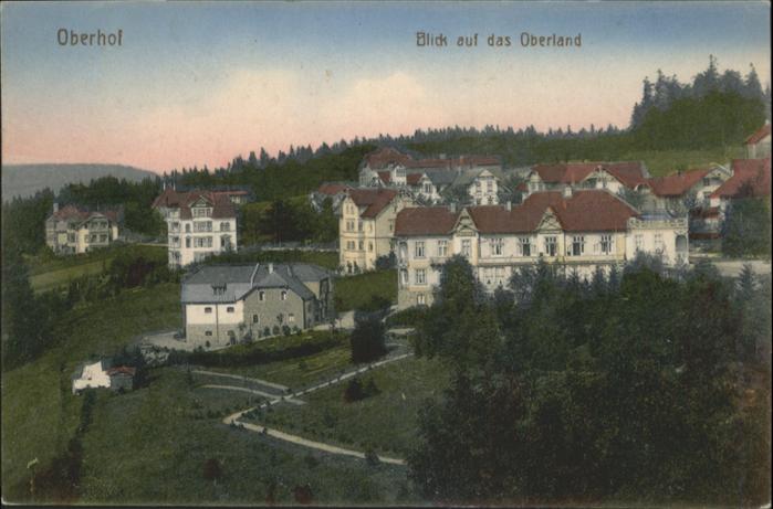 Oberhof Thueringen Oberland