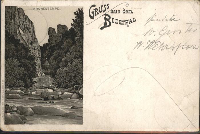 Thale Harz Kronentempel