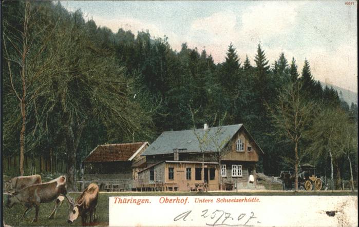 Oberhof Thueringen Untere Schweizerhütte