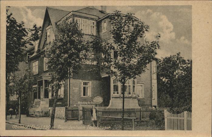Oberhof Thueringen Fremdenheim