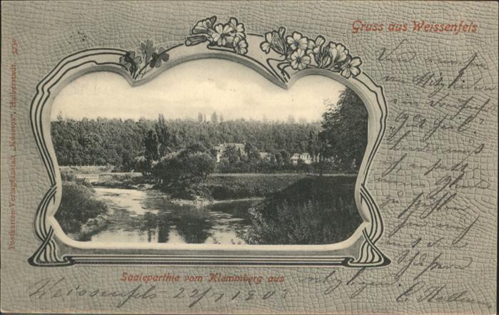 Weissenfels Saale Saaleparthie Klemmberg