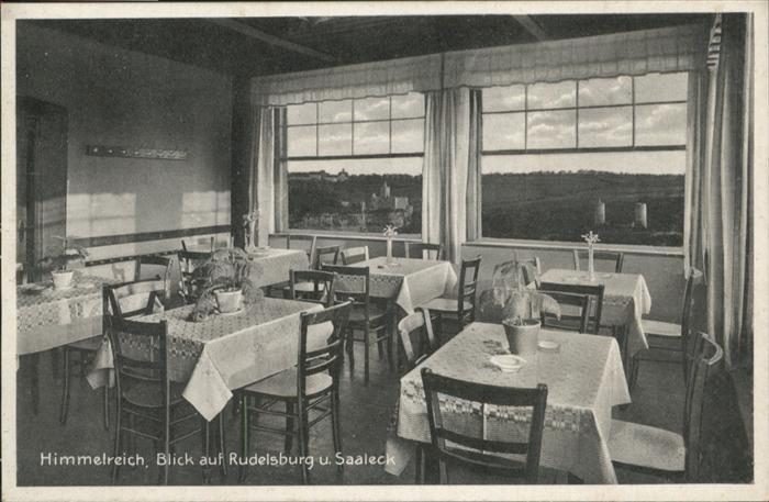 Saaleck Rudelsburg Bergrestaurant Himmelreich