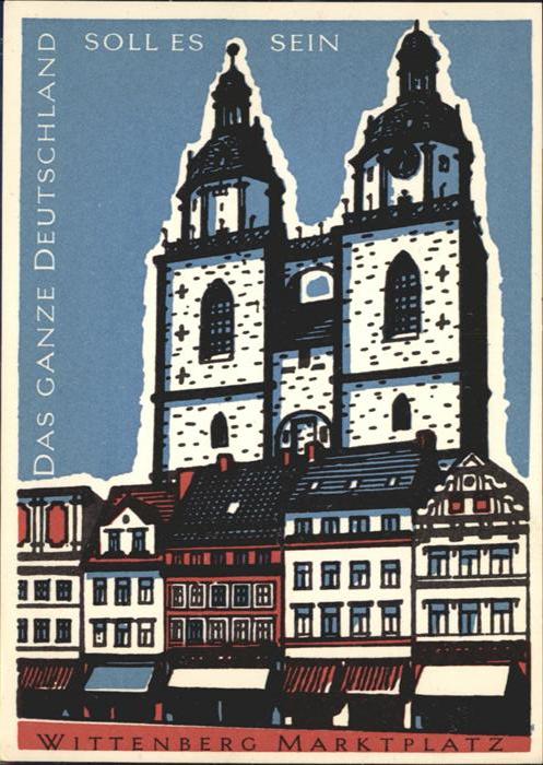 Wittenberg Lutherstadt Marktplatz