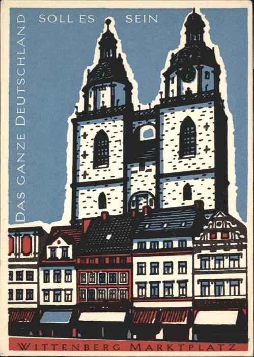 Wittenberg Lutherstadt Marktplatz