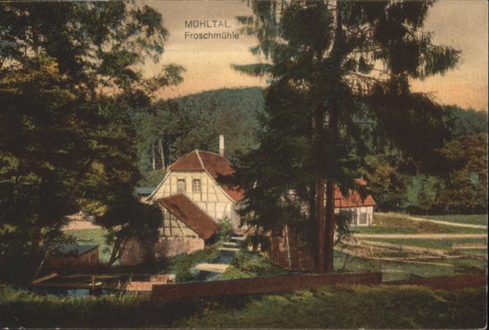 Eisenberg Thueringen Froschmühle Mühltal