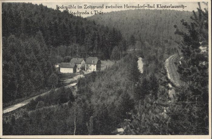 Bad Klosterlausnitz Hermsdorf Bockmühle Stadtroda