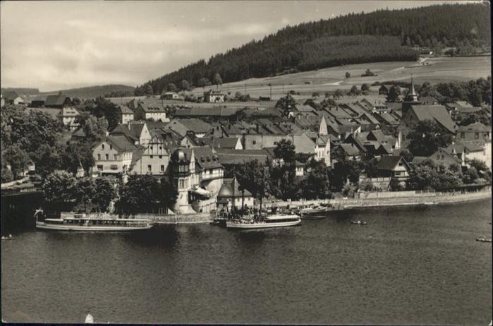 Saalburg Saale Stausee Saaletalsperre Bleiloch