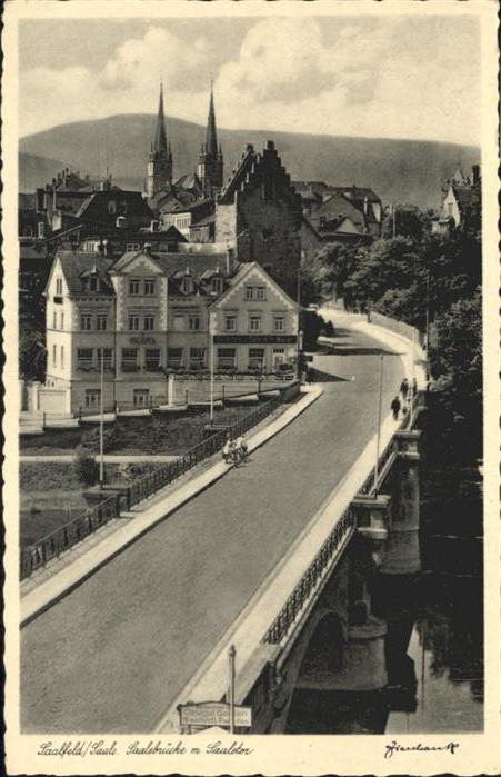 Saalfeld Saale Saalebrücke Saaletor