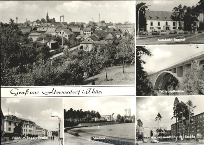 Saalfeld Saale Hermsdorf Teufelstalbrücke Autobahn-Ras