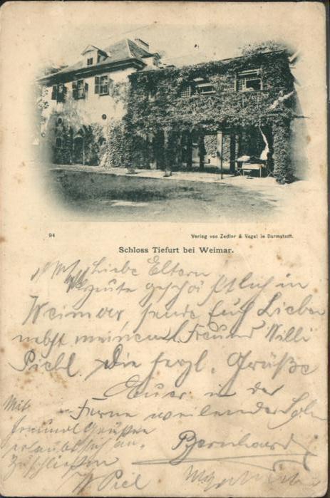 Weimar Thueringen Schloss Tiefurt