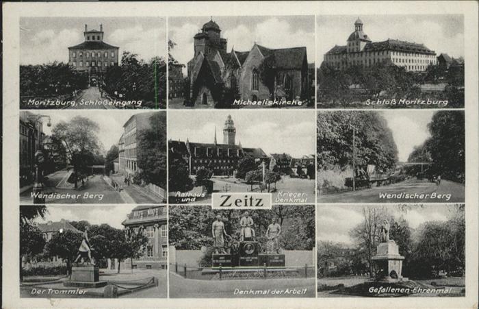 ZEITZ Sachsen-Anhalt Wendischer Berg Michaeliskirche Schloss Moritzburg Der Trom