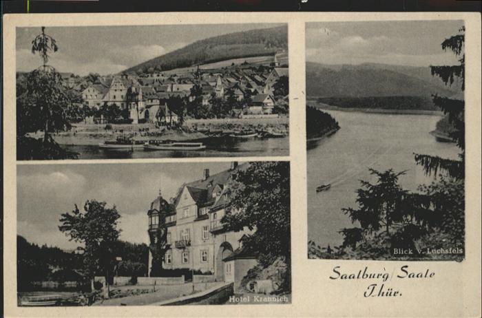 Saalburg Saale Luchsfels Hotel Krannich