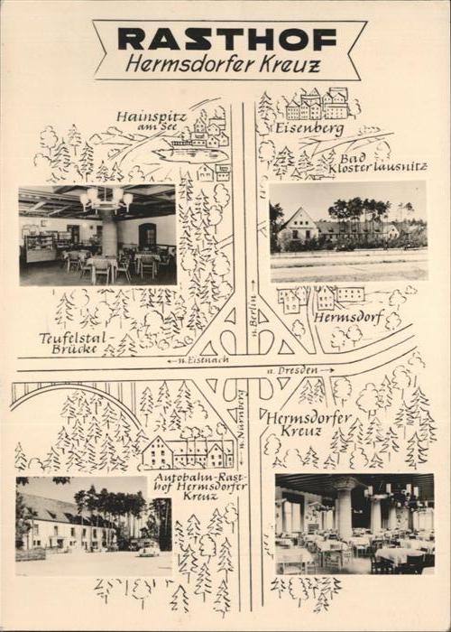 Eisenberg Thueringen Rasthof Hermsdorfer Kreuz Klosterlausni