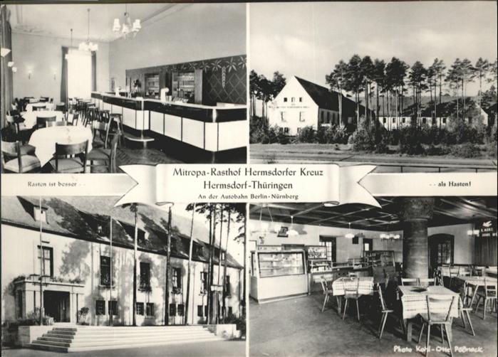 Eisenberg Thueringen Miropa-Rasthof Hermsdorfer Kreuz