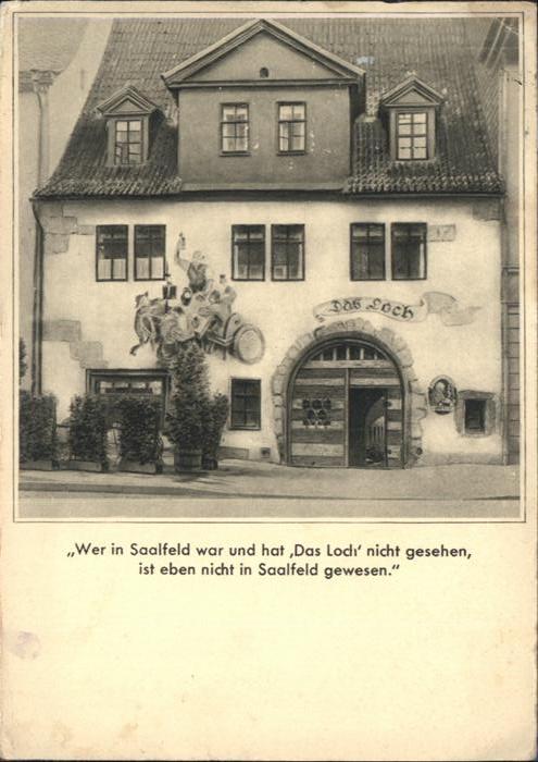 Saalfeld Saale das Loch